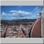 Uitzicht op Firenze met de koepel van de Duomo vanaf de campanile